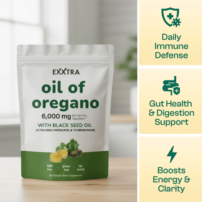 Oregano Oil with Black Seed Oil(Exxtra)