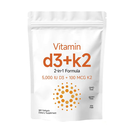 Vitamin D3 & K2 (180 Softgels)