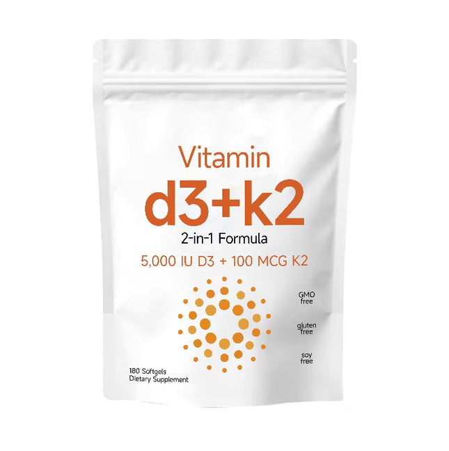 Vitamin D3 & K2 (180 Softgels)